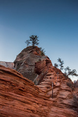 Chains Along Spine to Angels Landing