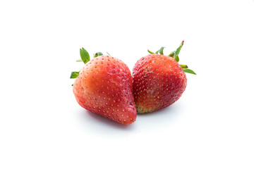 Strawberry isolated on white.