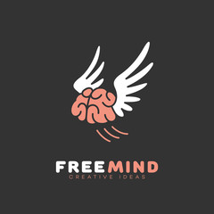 Obraz premium Free mind logo