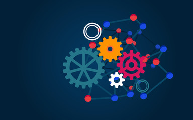 Creative thinking concept graphic background