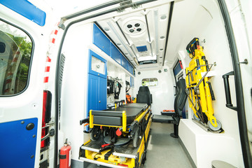 brand new ambulance for the hospital