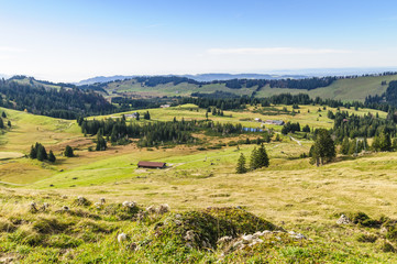 Gebirgslandschaft am Hochhäderich im Westallgäu