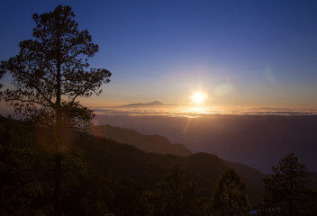 late afternoon light over Teide