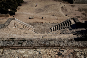 Naklejka na ściany i meble Akropolis von Rhodos mit 2 Personen