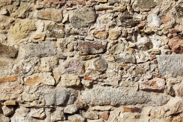 Old wall stone texture, Segovia, Spain 