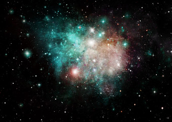 galaxy in a free space