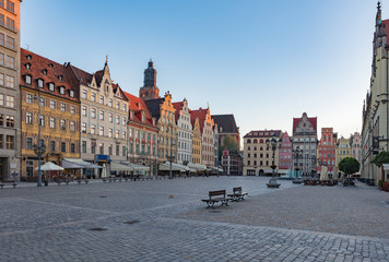 Obraz premium Market square in Wroclaw