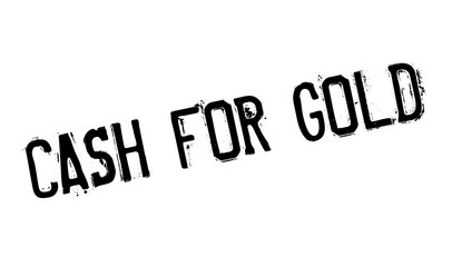 Cash For Gold rubber stamp. Grunge design with dust scratches. Effects can be easily removed for a clean, crisp look. Color is easily changed.
