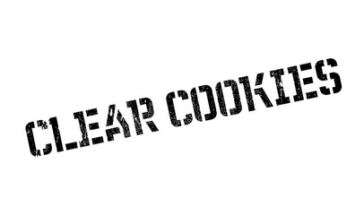 Clear Cookies rubber stamp. Grunge design with dust scratches. Effects can be easily removed for a clean, crisp look. Color is easily changed.