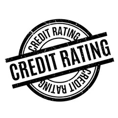 Credit Rating rubber stamp. Grunge design with dust scratches. Effects can be easily removed for a clean, crisp look. Color is easily changed.
