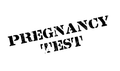 Pregnancy Test rubber stamp. Grunge design with dust scratches. Effects can be easily removed for a clean, crisp look. Color is easily changed.