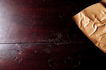 Texture of an old wooden table, background.