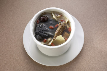Chinese cuisine herbal soup