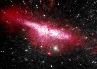 galaxy in a free space