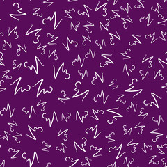 Abstract lines seamless Print