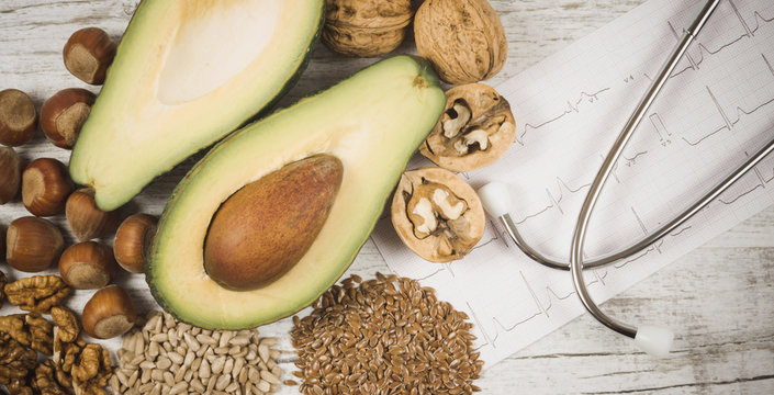 Sources of omega 3 fatty acids contained in the food.