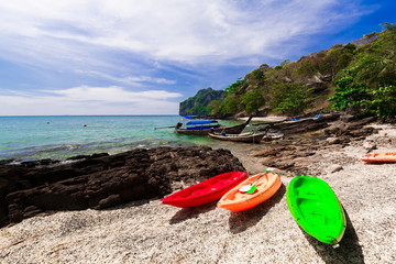 Thailand. Sea, kayak