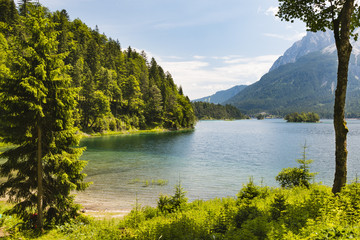 Lake Eibsee View Near Garmisch, Germany