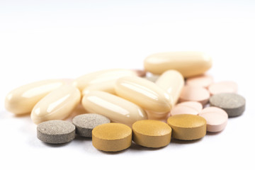 Medications in tablets and capsules