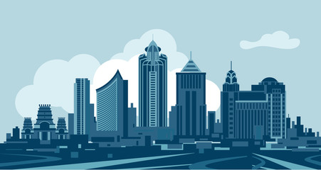 Bangalore skyline © mauromod