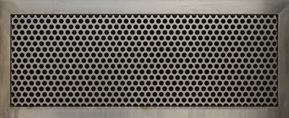 Perforated metal plate