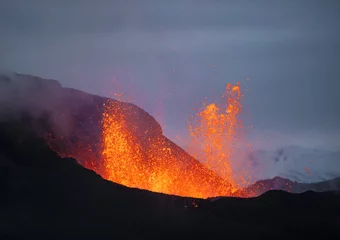 Selbstklebende Fototapete Vulkan Vulkanausbruch