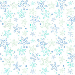 Seamless Pattern Floral Leaves Tropical Summer Ornament Background Vector Illustration