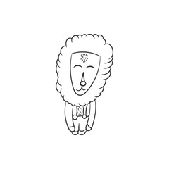 Toys icons in hand drawn style