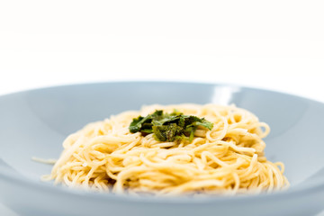 asian food noodles on the table