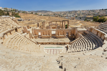 Roman amphitheater in Jordan 