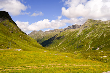 Obraz premium The Silvretta massif in the Central Eastern