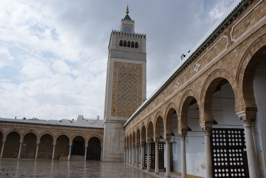 Mosqu&eacute;e Zitouna &agrave; Tunis