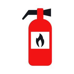 fire extinguisher icon vector