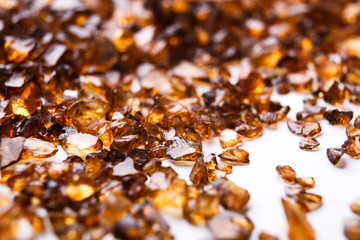 Brown Amber stones background
