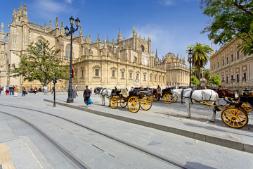 Fototapeta premium Katedra Najświętszej Marii Panny w Sewilli