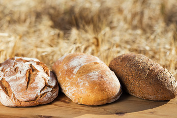 frisch gebackenes Brot 
