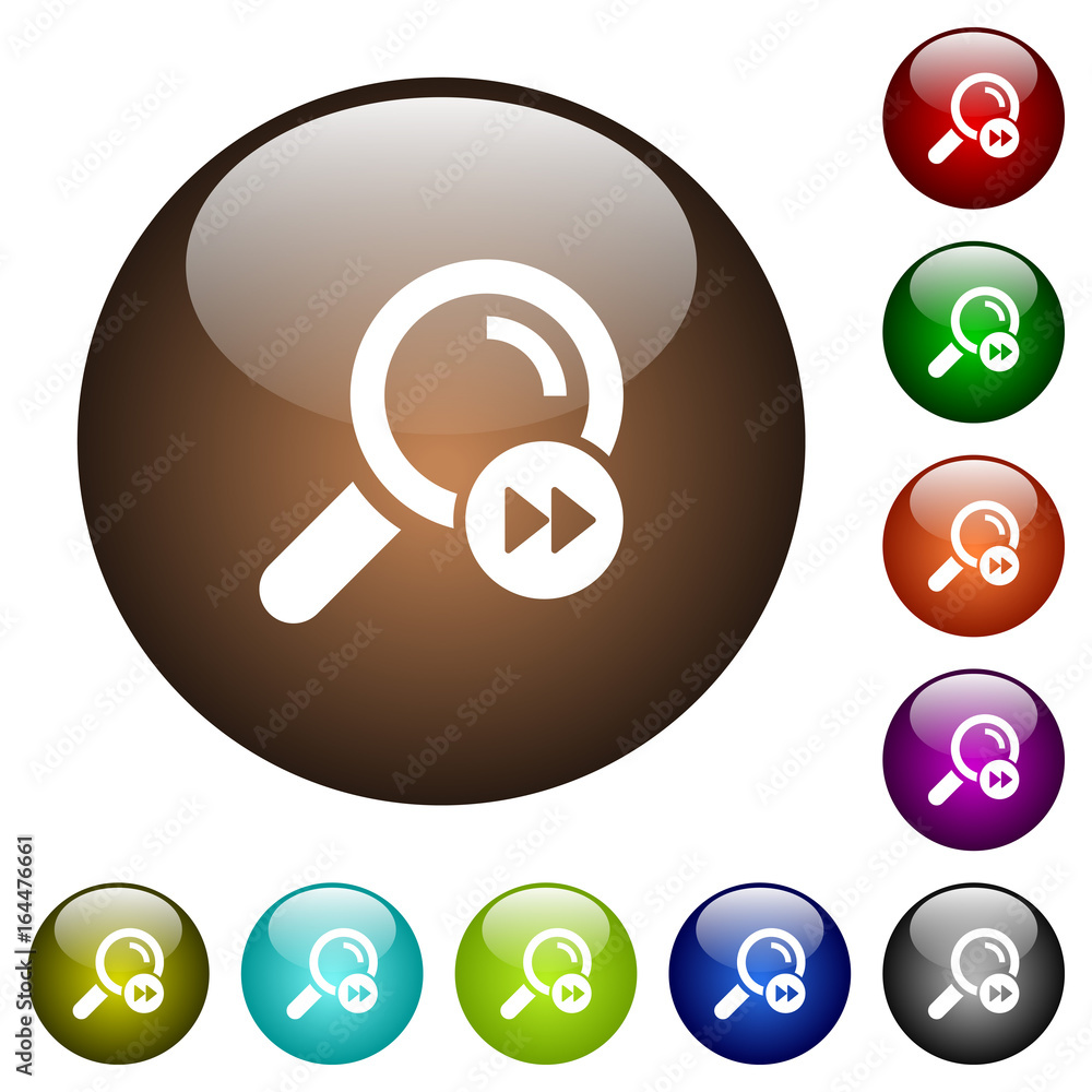 Poster find last search result color glass buttons