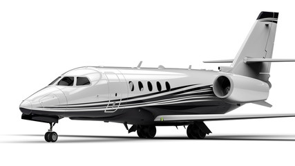 Private jet / 3D render image representing an private jet 