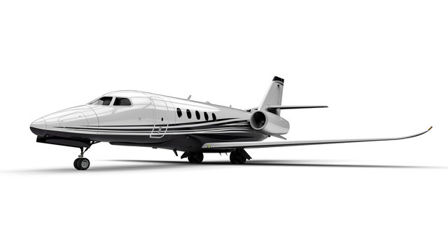 Private jet / 3D render image representing an private jet 