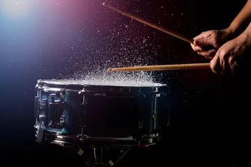 Fotobehang The drum sticks are hitting © AON