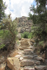 Red Rock Canyon Stairs, Las Vegas, Nevada, USA
