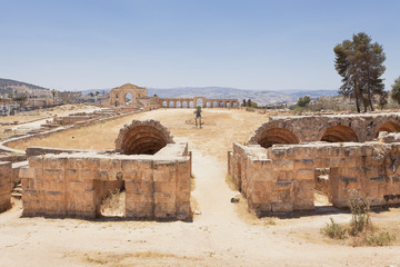 Roman Hippodrome in Jerash Jordan 