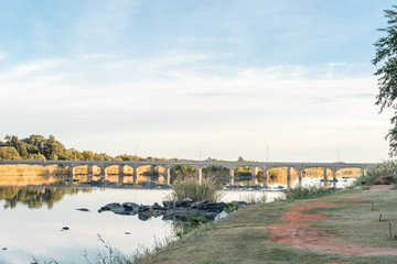 Road bridge over the Orange River at Upington