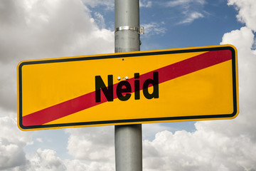 Schild 244 - Neid