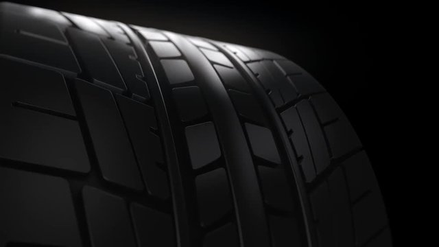 Isolated Tire Spinning in Closeup Loop