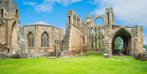 Fototapeta premium Elgin Cathedral, historic ruin in Elgin, Moray, north-east Scotland