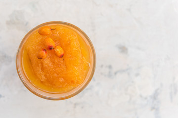 Sea buckthorn smoothie