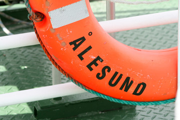 Bouée sauvetage Alesund-Geiranger
