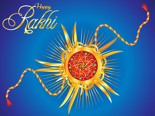 abstract artistic raksha bandhan background