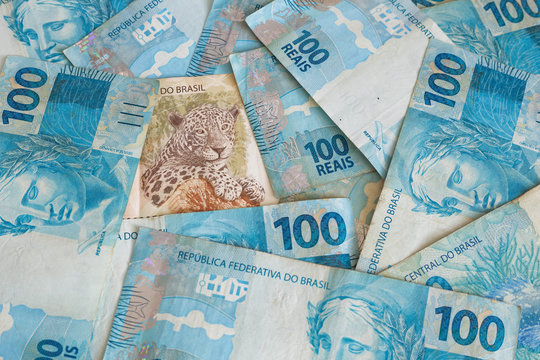 Brazilian money, reais, high nominal